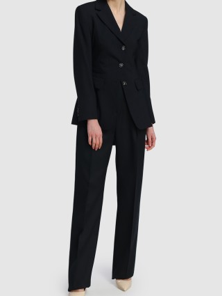 Чёрные брюки SPORTMAX: фото 1 - Invogue