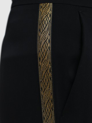 Чёрные брюки MAX MARA: фото 4 - Invogue