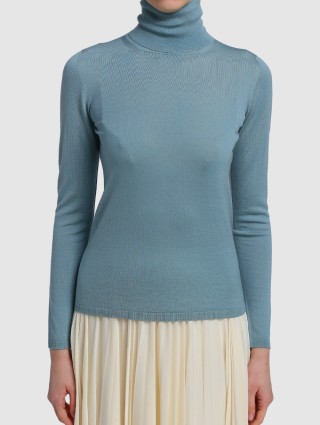 Зелёный свитер MAX MARA: фото 3 - Invogue