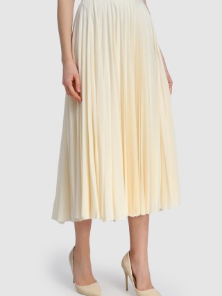 Молочная юбка MAX MARA: фото 3 - Invogue