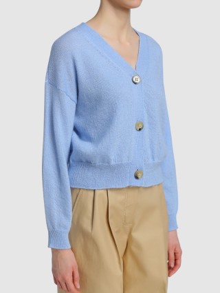 Сірий кардиган WEEKEND MAX MARA : фото 3 - Invogue