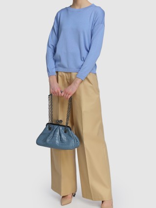 Голубой свитер WEEKEND MAX MARA: фото 1 - Invogue