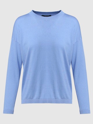 Голубой свитер WEEKEND MAX MARA: фото - Invogue