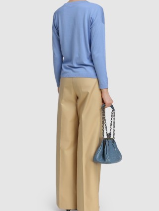 Голубой свитер WEEKEND MAX MARA: фото 2 - Invogue