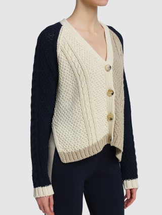 Бежевый кардиган WEEKEND MAX MARA: фото 3 - Invogue