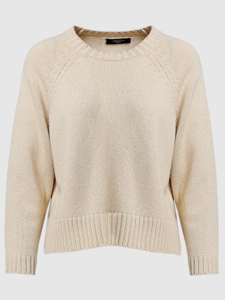 Бежевый свитер WEEKEND MAX MARA: фото - Invogue