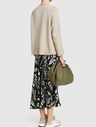 Бежевый свитер WEEKEND MAX MARA: фото 2 - Invogue