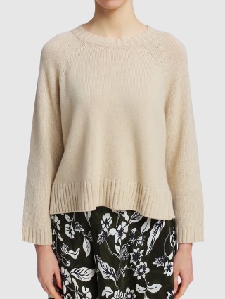 Бежевый свитер WEEKEND MAX MARA: фото 3 - Invogue