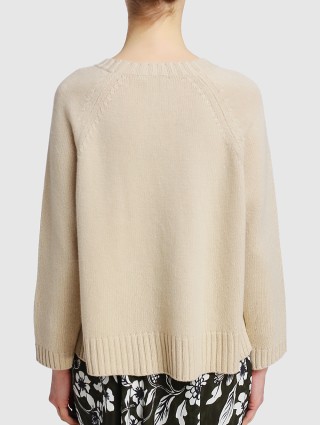 Бежевый свитер WEEKEND MAX MARA: фото 4 - Invogue