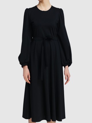 Чёрное платье WEEKEND MAX MARA: фото 2 - Invogue