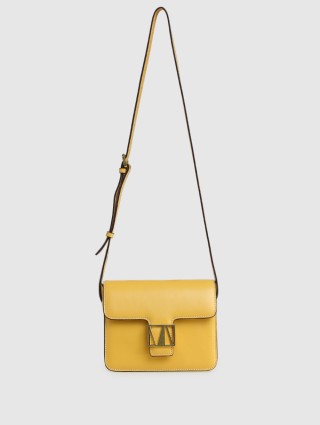 Жёлтая сумка MANU ATELIER: фото 5 - Invogue