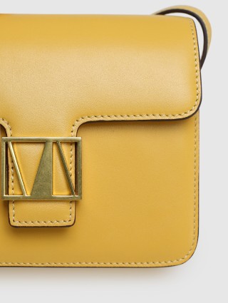 Жёлтая сумка MANU ATELIER: фото 6 - Invogue