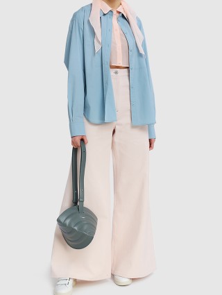 Блакитна сорочка PUSHBUTTON : фото 1 - Invogue