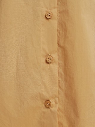 Бежевая рубашка BY MALENE BIRGER: фото 5 - Invogue