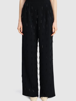 Чорні брюки OLENICH : фото 3 - Invogue