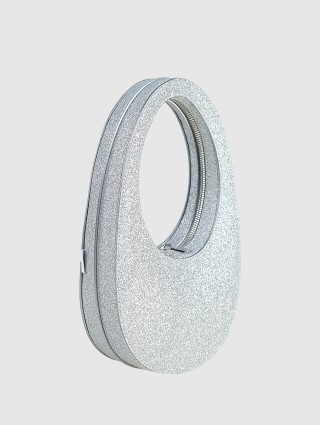 Серебристая сумка COPERNI: фото 4 - Invogue