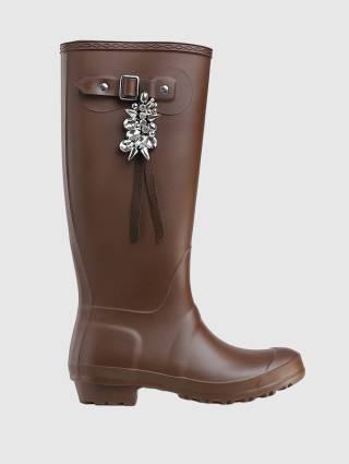 Коричневые сапоги DOROTHEE SCHUMACHER: фото - Invogue