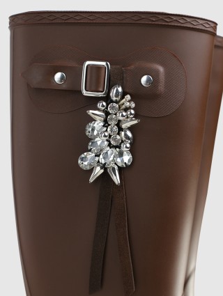 Коричневые сапоги DOROTHEE SCHUMACHER: фото 4 - Invogue