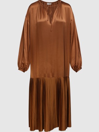 Коричневое платье BY MALENE BIRGER: фото - Invogue