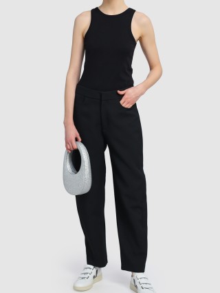 Чёрные брюки TOTEME: фото 1 - Invogue