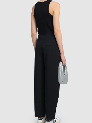 Чёрные брюки TOTEME: фото 2 - Invogue