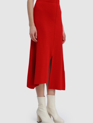 Красная юбка KENZO: фото 3 - Invogue