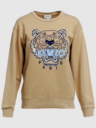 Бежевый свитшот KENZO: фото - Invogue