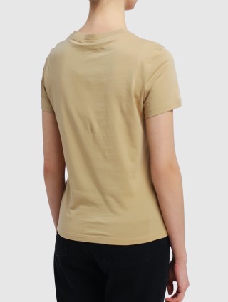 Бежевая футболка KENZO: фото 3 - Invogue