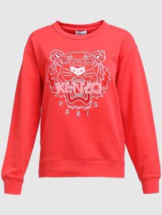 Оранжевый свитшот KENZO: фото - Invogue