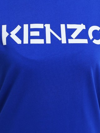Синяя футболка KENZO: фото 5 - Invogue