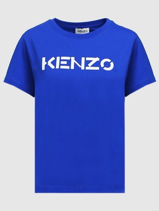 Синяя футболка KENZO: фото - Invogue