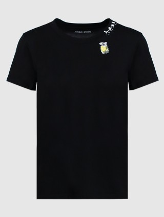 Чёрная футболка MARC CAIN: фото - Invogue