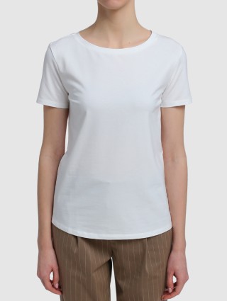 Белая футболка WEEKEND MAX MARA: фото 2 - Invogue