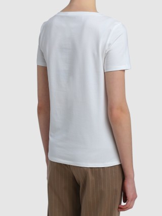 Белая футболка WEEKEND MAX MARA: фото 3 - Invogue