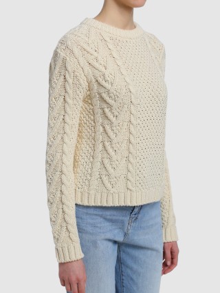 Молочный свитер WEEKEND MAX MARA: фото 3 - Invogue