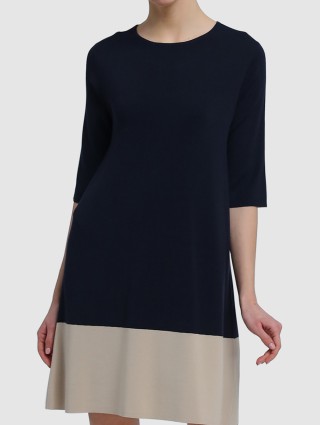 Синее платье WEEKEND MAX MARA: фото 3 - Invogue