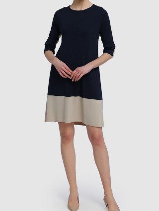 Синее платье WEEKEND MAX MARA: фото 1 - Invogue