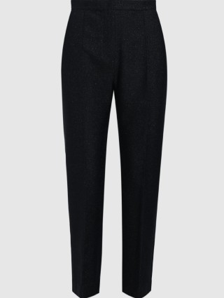 Тёмно-синие брюки MAX&CO: фото - Invogue