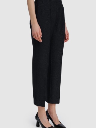 Тёмно-синие брюки MAX&CO: фото 3 - Invogue