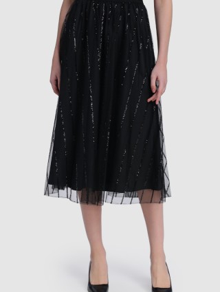 Чёрная юбка MAX&CO: фото 3 - Invogue