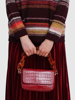 Фиолетовая сумка MAX&CO: фото 2 - Invogue