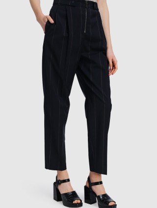 Тёмно-синие брюки MAX&CO: фото 3 - Invogue