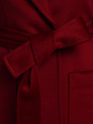 Бордовое пальто MAX&CO: фото 5 - Invogue