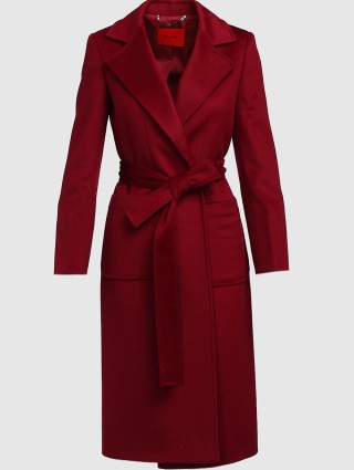 Бордовое пальто MAX&CO: фото - Invogue