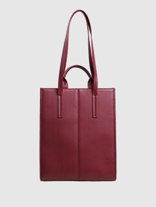 Бордовая сумка MAX&CO: фото - Invogue