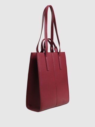 Бордовая сумка MAX&CO: фото 4 - Invogue