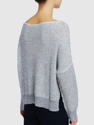 Серебристый свитер MAX&CO: фото 4 - Invogue