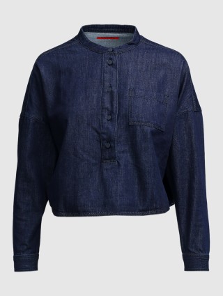 Темно-синя сорочка MAX&CO : фото - Invogue