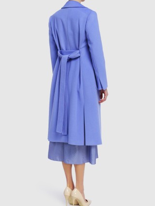 Синее  пальто MAX&CO: фото 2 - Invogue