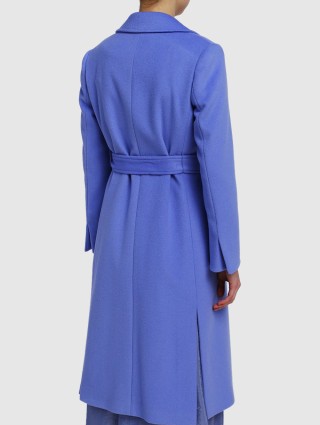 Синее  пальто MAX&CO: фото 4 - Invogue